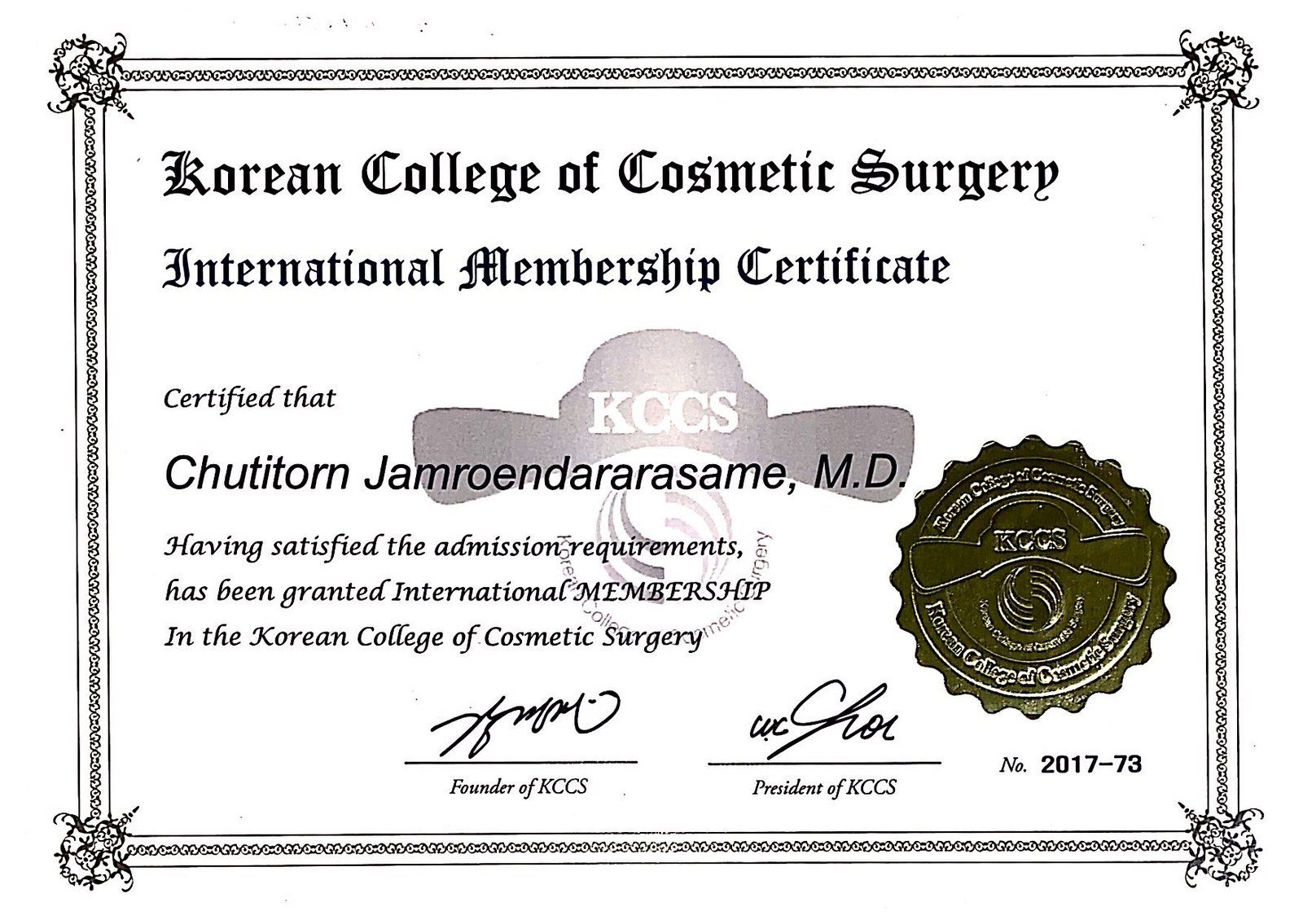 KCCS International Membership